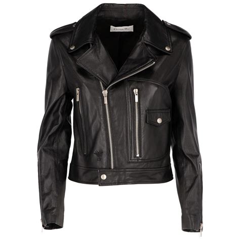 christian dior leather jacket